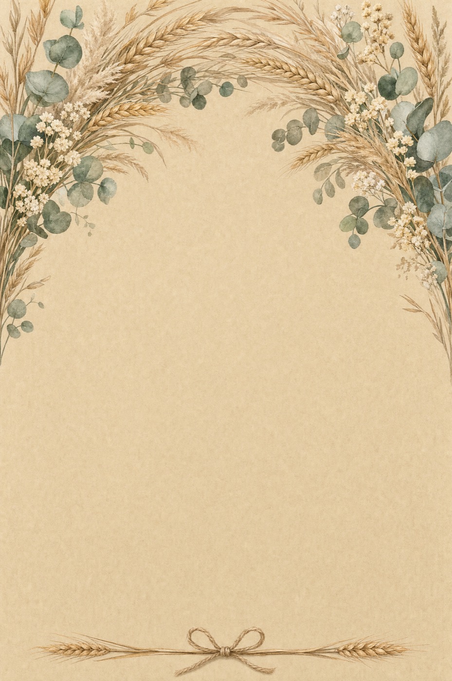 Rustic QR template