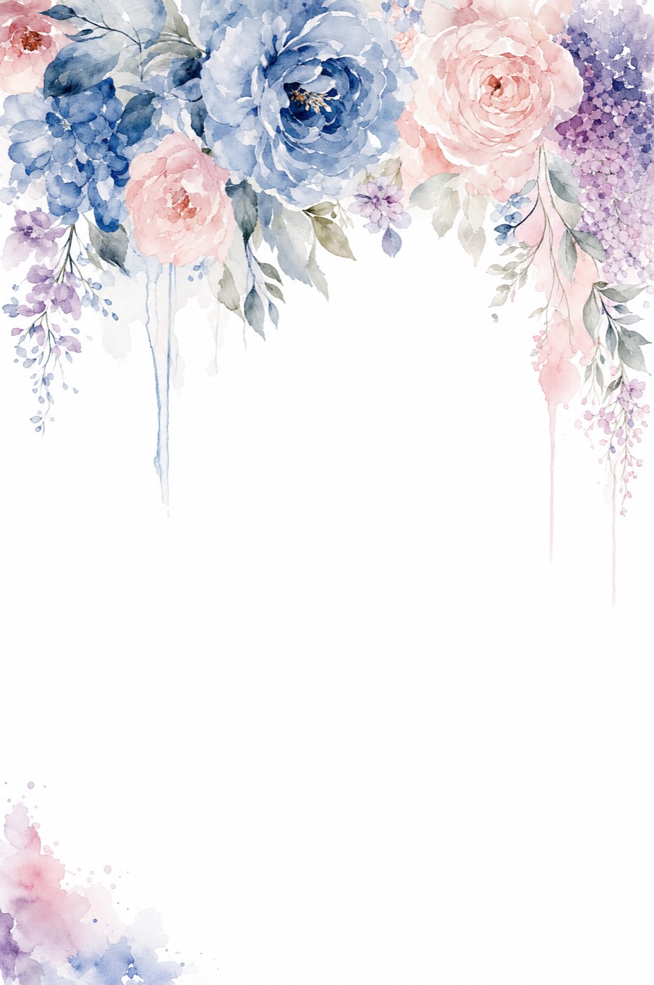 Watercolor QR template