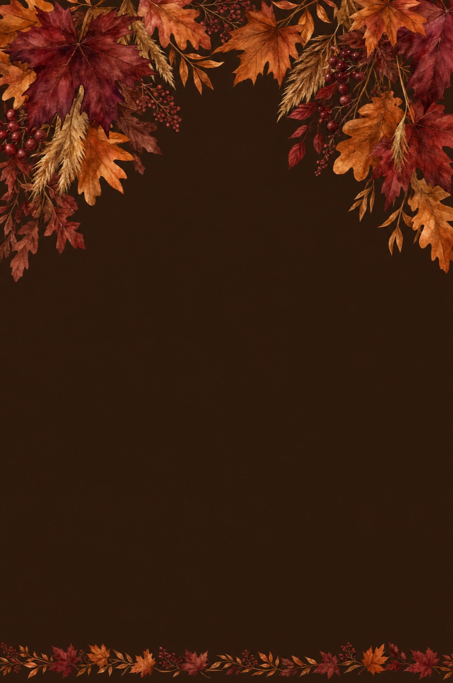 Autumn QR template