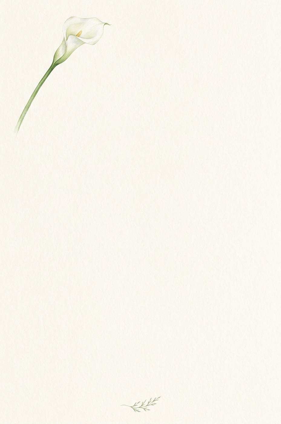 Calla Lily QR template