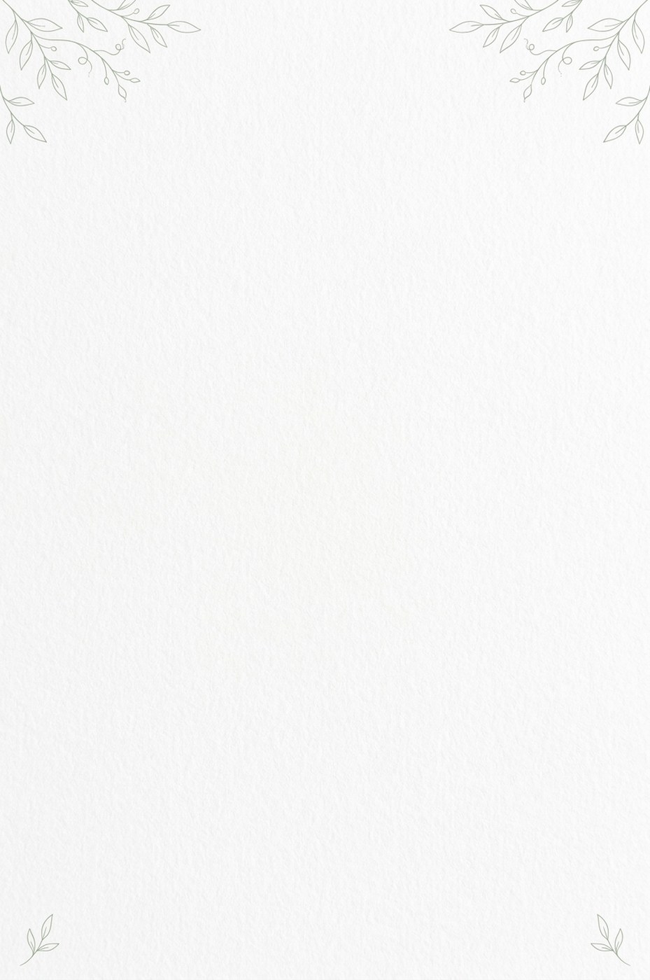 Silver Leaves QR template