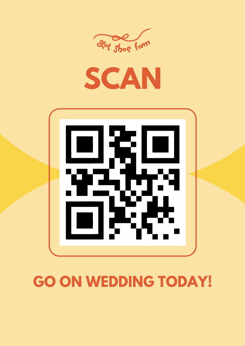 Boho QR template