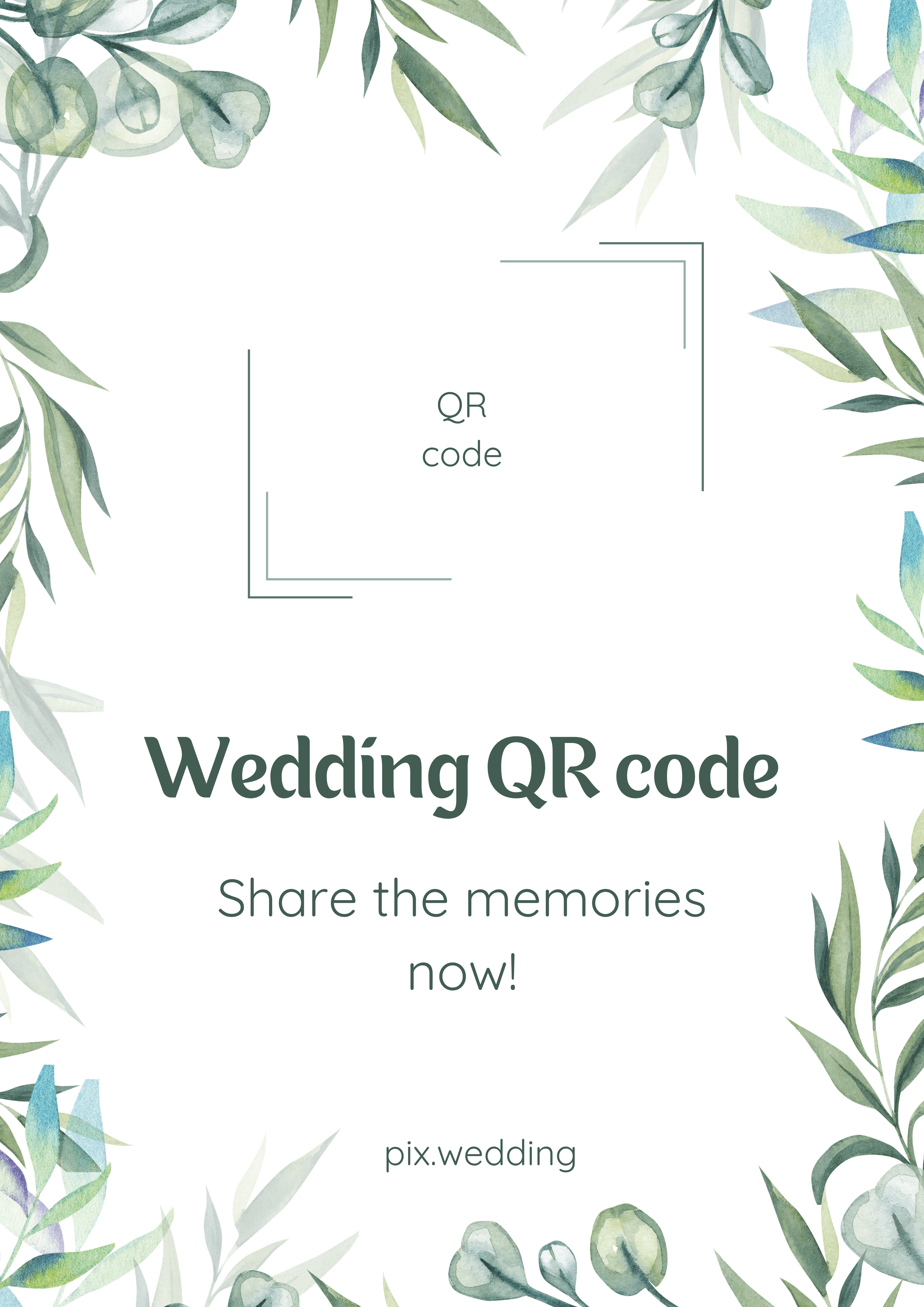 Garden QR template