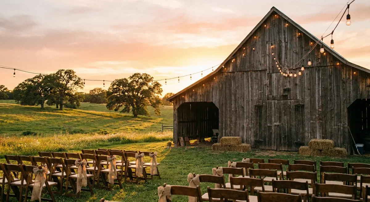 Wedding setting typical of the Bungendore area