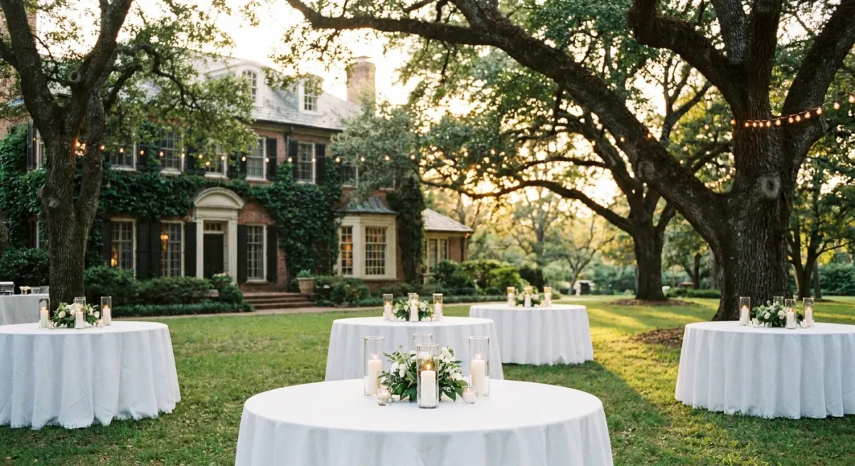 Wedding setting typical of the Macedon Ranges area
