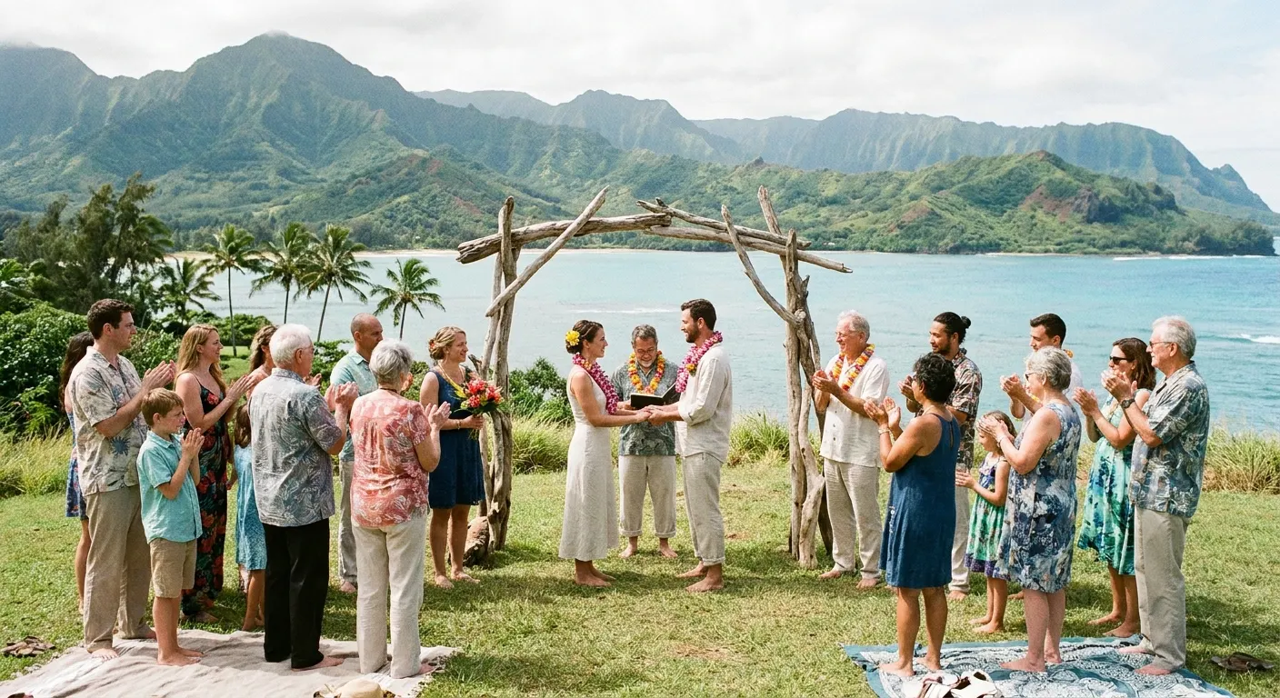 Wedding setting typical of the Litchfield area