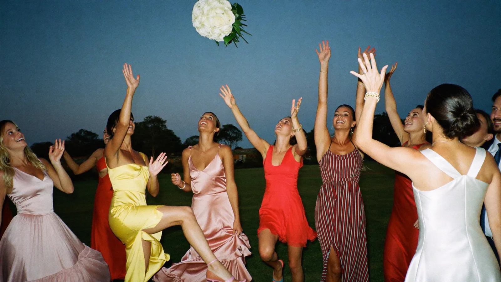 13 bouquet toss